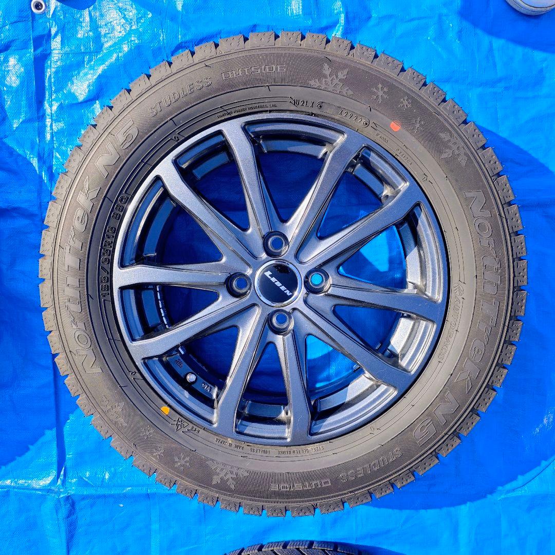 O*i様 185/65R15 NorthTreyN5 スタッドレスタイヤホイール