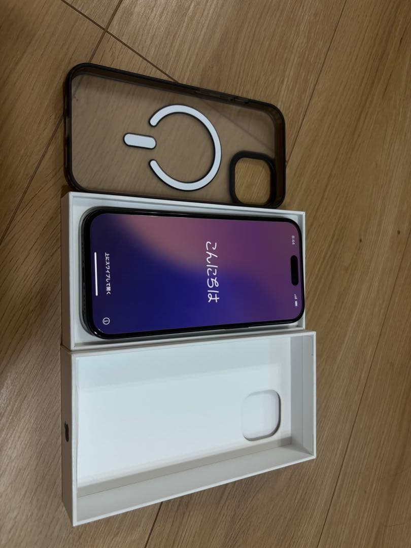 Apple iPhone 15 本体 ブラック128GB バティッリ100%