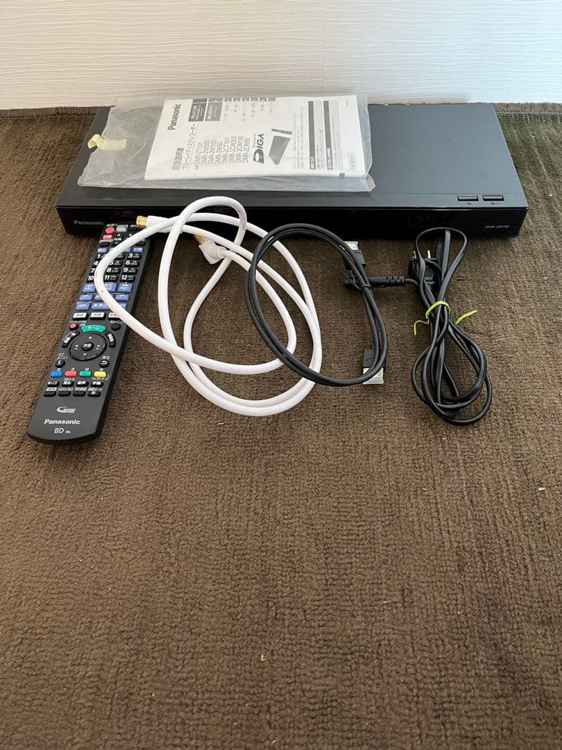 Panasonicブルーレイレコーダー DMR-2W100 中古品