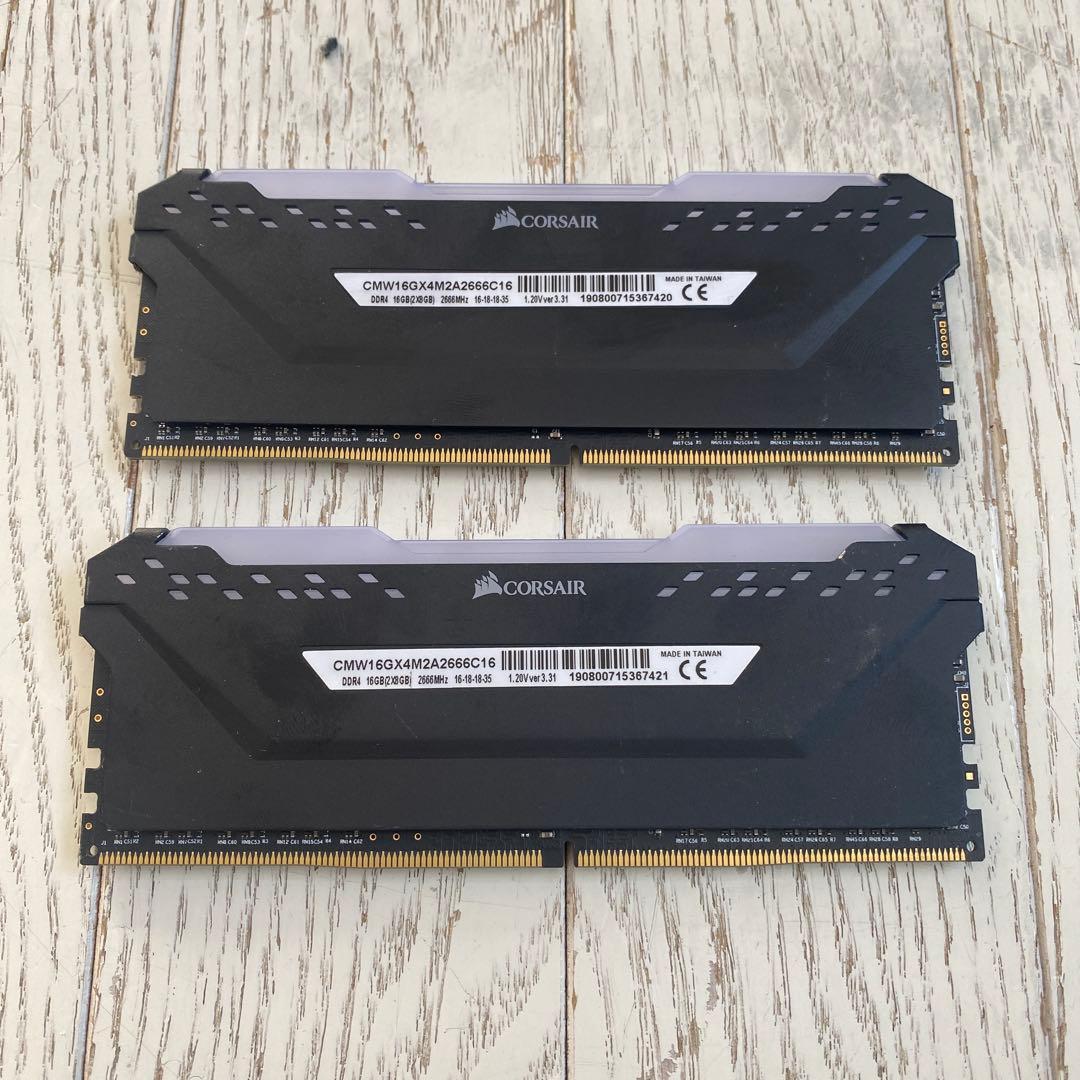Corsair Vengeance LPX PRO DDR4 8G 2枚メモリ