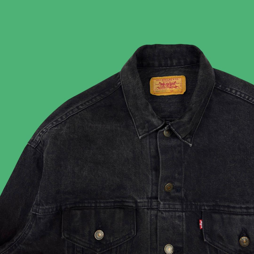 80s Levi's 70507 ブラックデニム ジャケット USA製 L