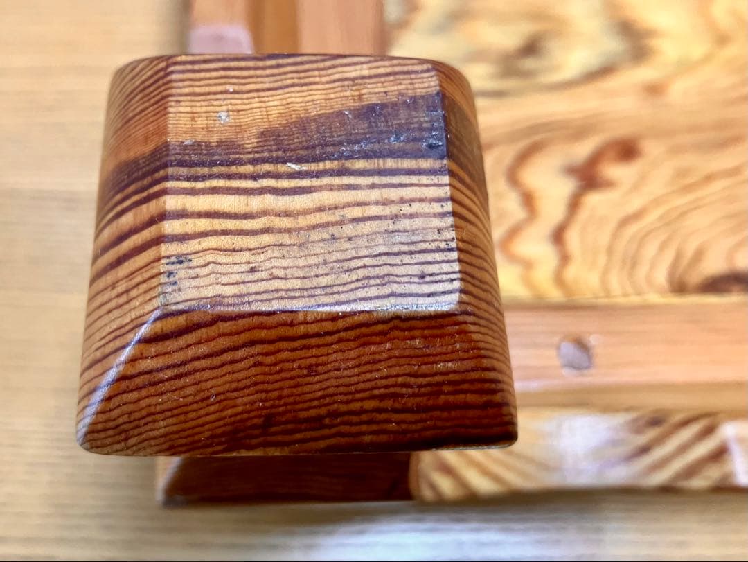 花台　64cm×42cm×19cm 盆栽台　香炉台　木製　和風　木目　飾り台