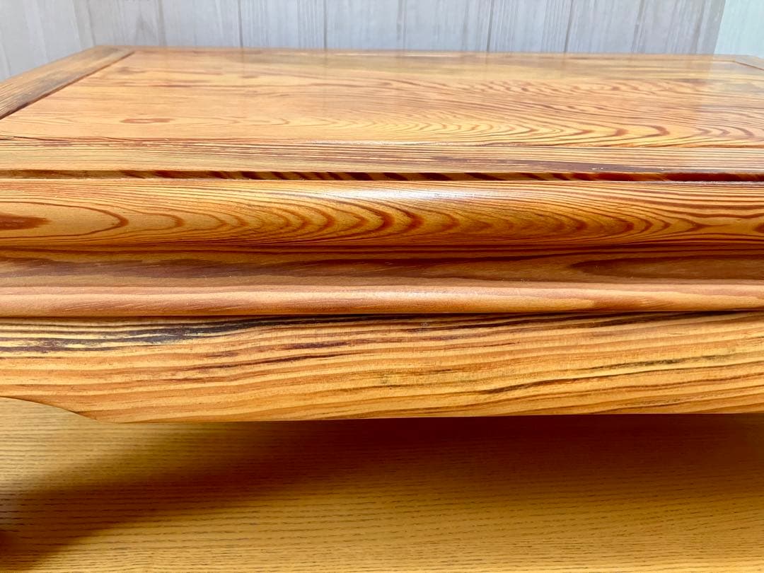 花台　64cm×42cm×19cm 盆栽台　香炉台　木製　和風　木目　飾り台