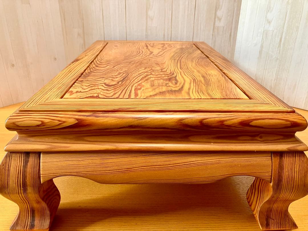 花台　64cm×42cm×19cm 盆栽台　香炉台　木製　和風　木目　飾り台