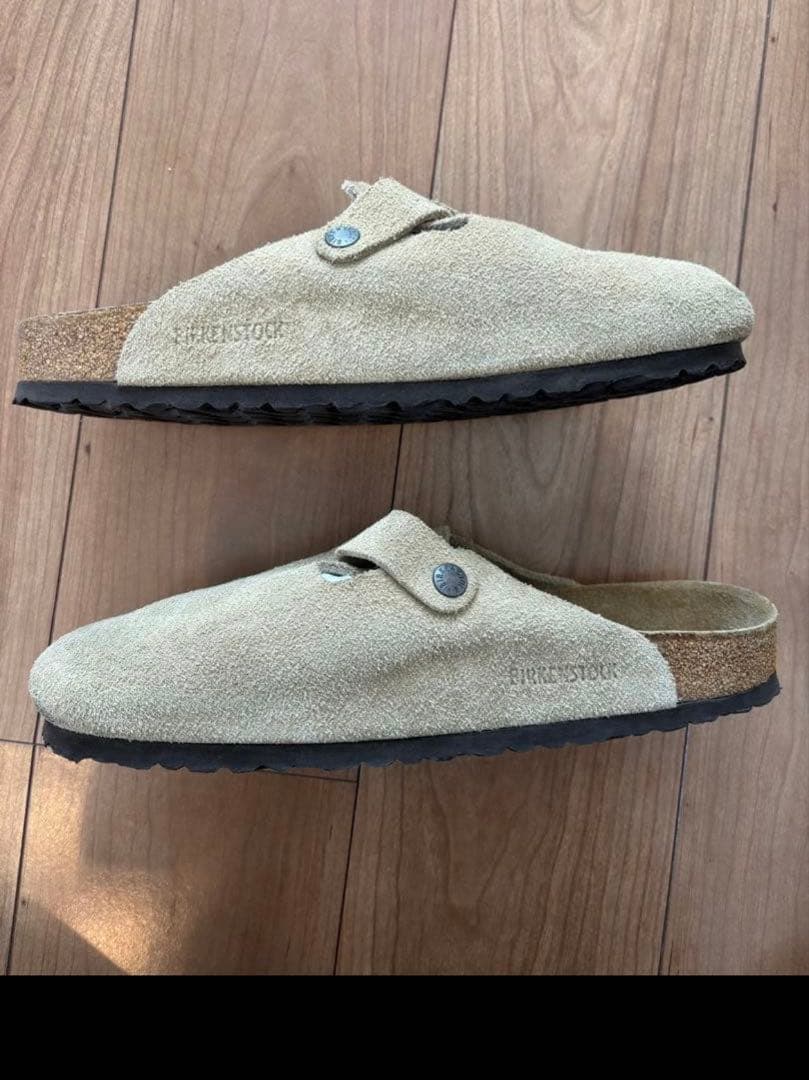 Birkenstock Birkis Boston 42 ベージュ