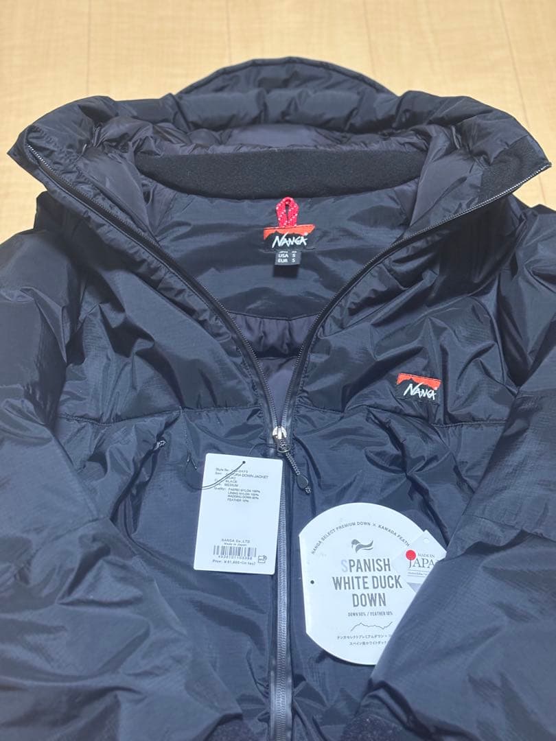 ナンガオーロラテックスダウンジャケット IBUKI（イブキ）ブラック M