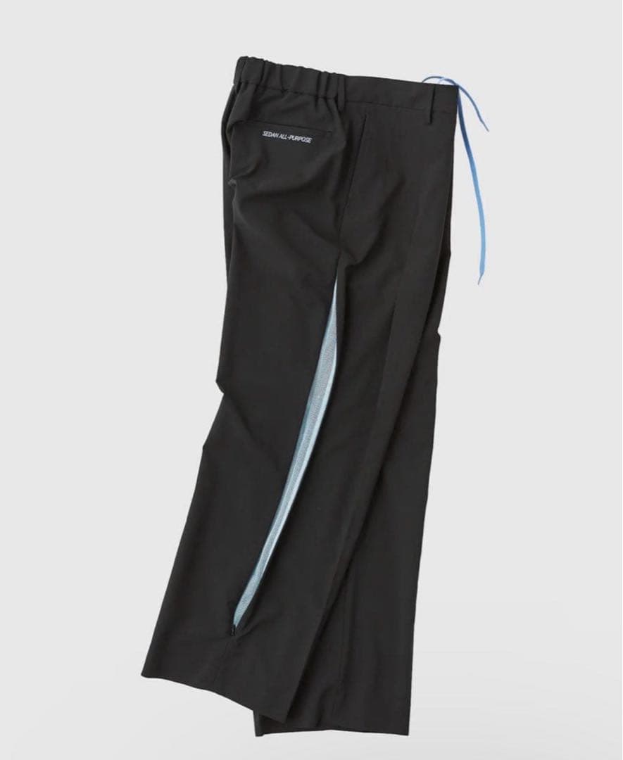 セダンオールパーパス　ベンチレーションワイドスラックス　ブラック　XL 未使用