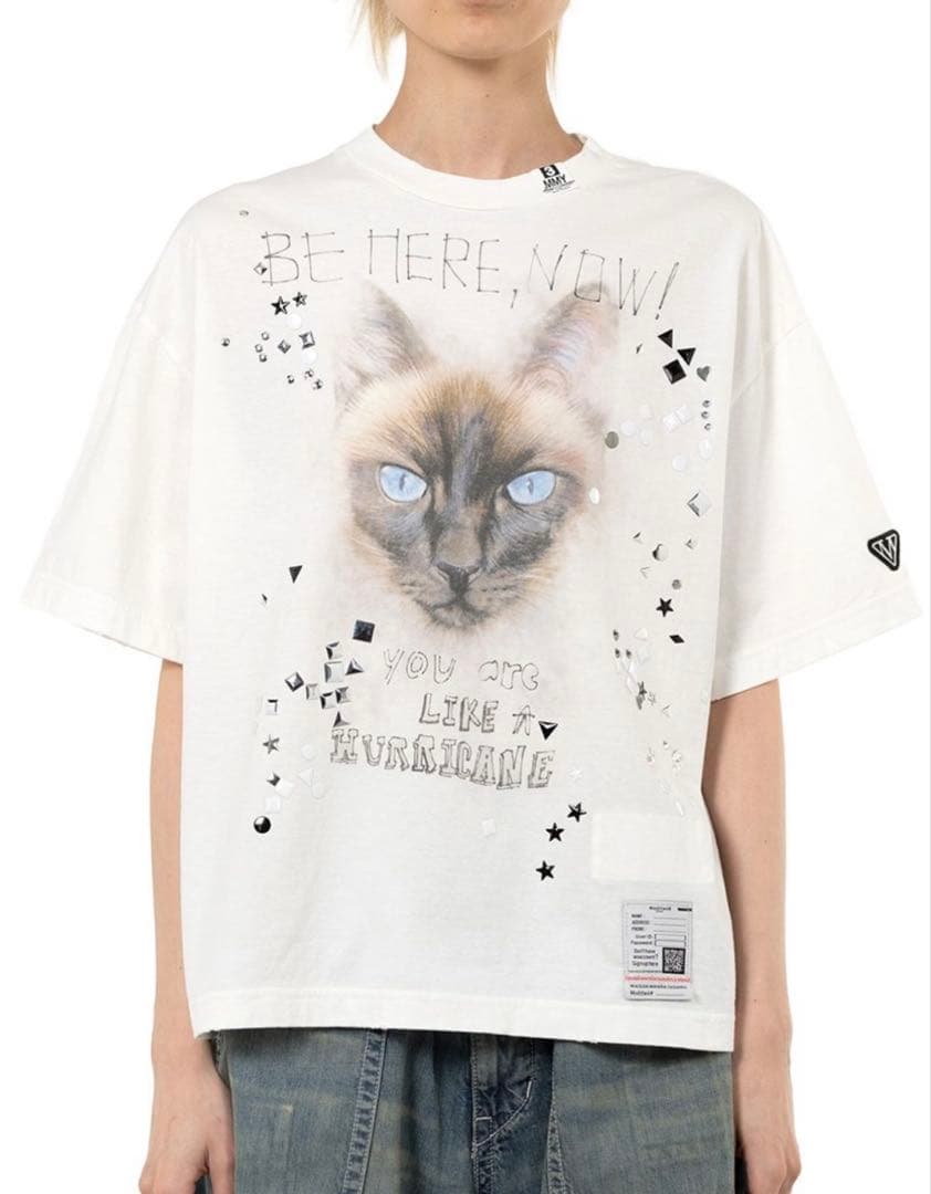 Maison MIHARA YASUHIRO キャットプリントTシャツ