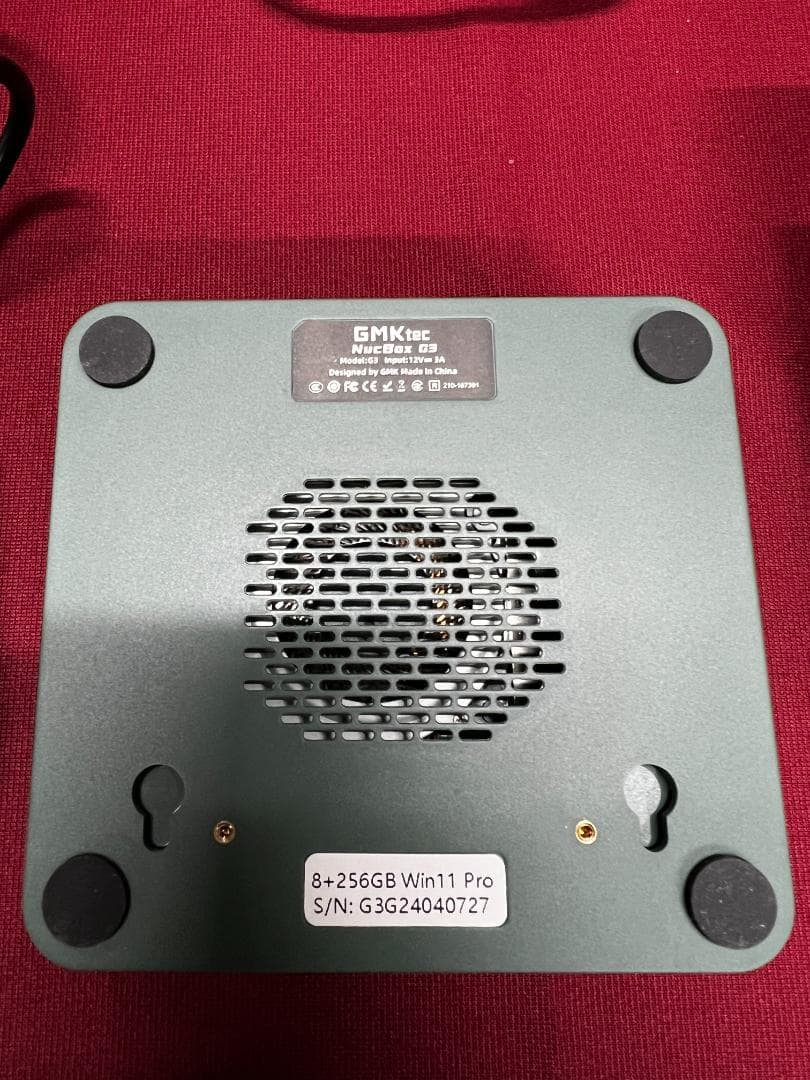 ミニPC GMKtec NucBox G3 Intel N100 8GB 256GB