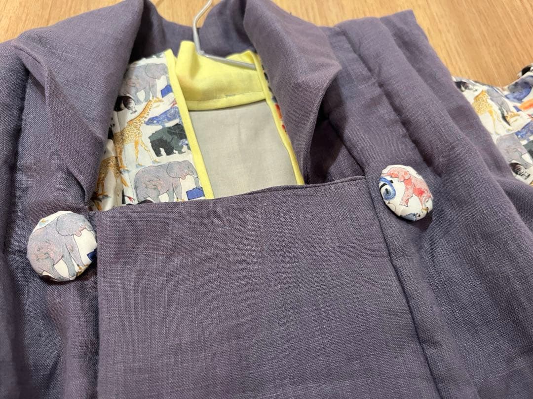 【ぴこさん専用】七五三・3歳男の子 リバティ ハンドメイド 被布・着物セット