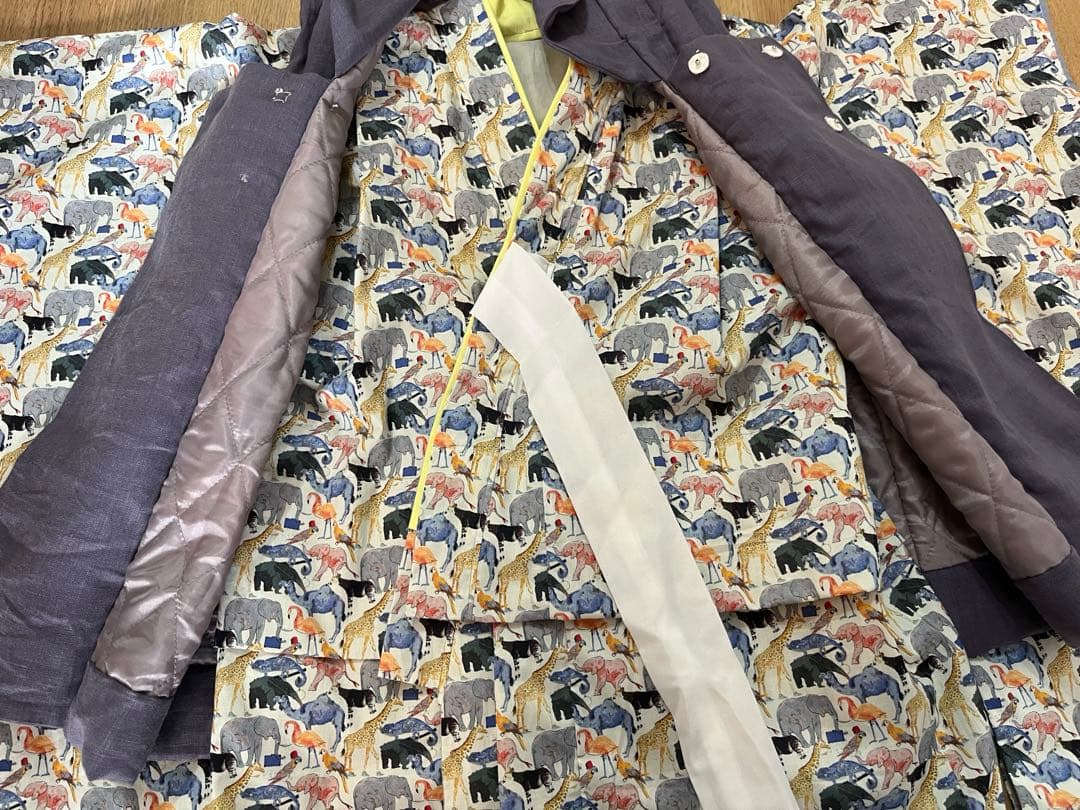 【ぴこさん専用】七五三・3歳男の子 リバティ ハンドメイド 被布・着物セット