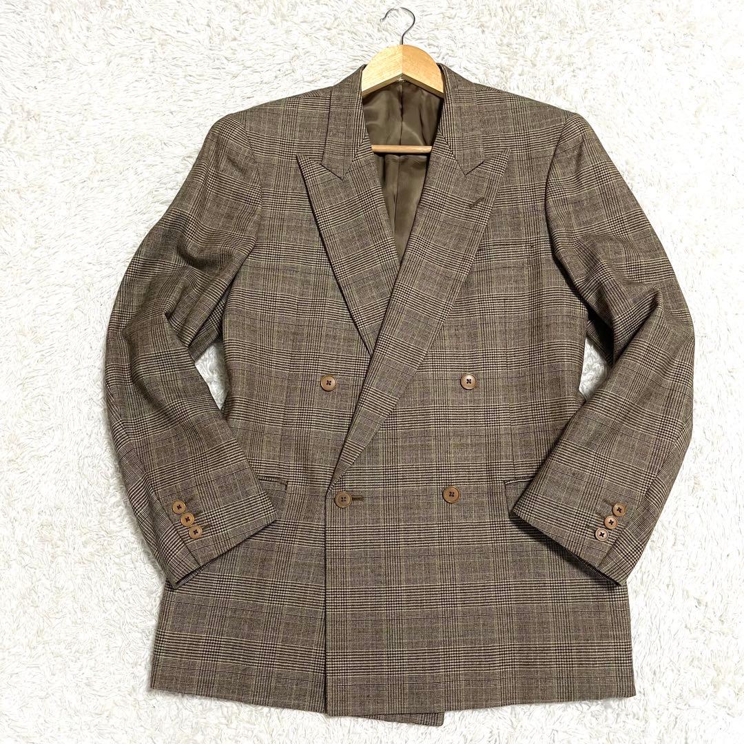 ✨美品✨Karl Helmut ビジネススーツ ダブルボタン グレンチェック M