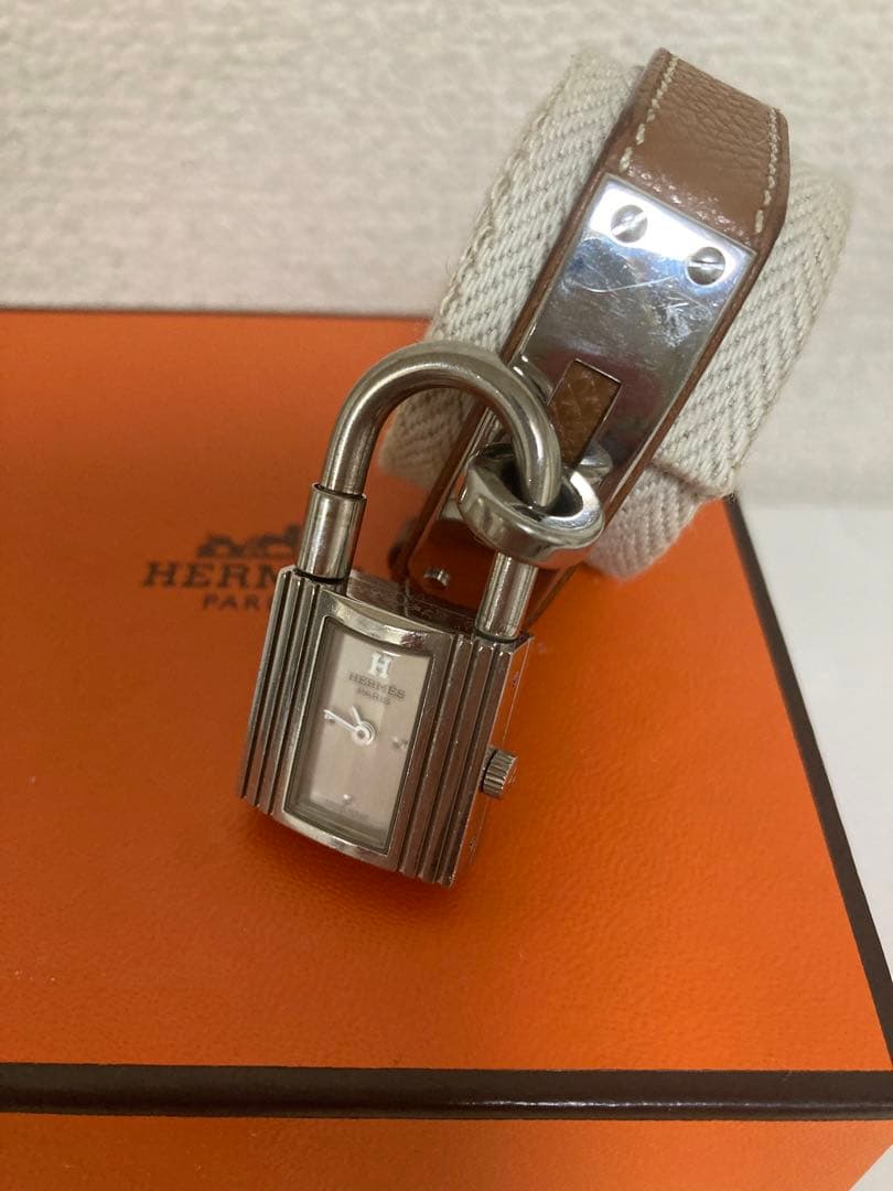 HERMES ケリー　時計　ブラウン