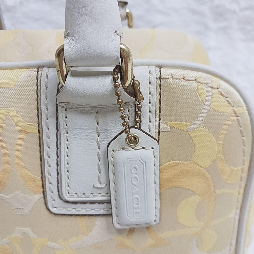 COACH ハンドバッグ ポーチ ケース3点セット シグネチャー イエロー