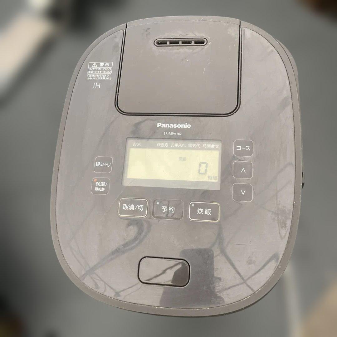 パナソニック可変圧力IHジャーおどり炊きSR-MPA182 圧力IH2022年