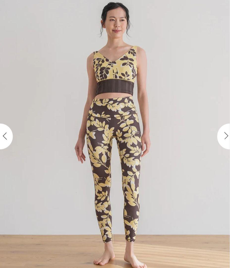 SUKALA　リーフバイカラー ブラトップ レギンス　スモークイエロー他