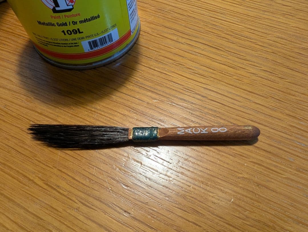 1SHOT メタリックゴールド塗料　中古　おまけ付き