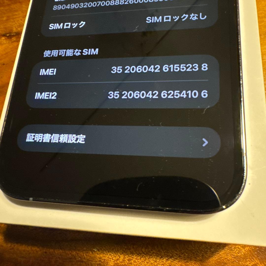 iPhone 13 pro MAX 1TB シエラブルー 国内版(17 pro)