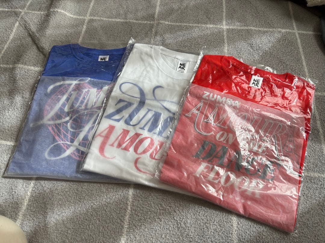 【1/26発売最新作】ZUMBA 半袖Tシャツ 3点セット