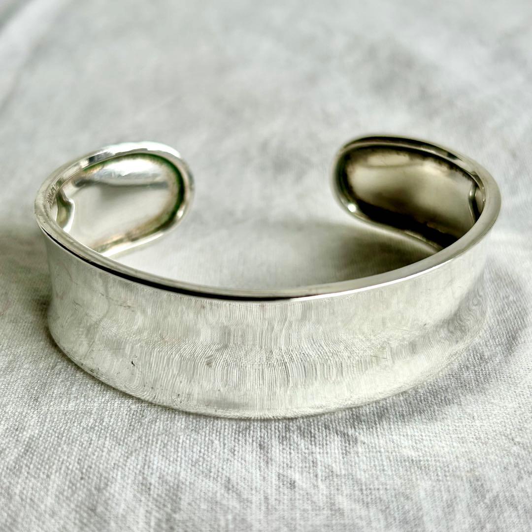 メキシカンジュエリー　ヴィンテージ　バングル　ボーンカフ　MEXCO 刻印あり