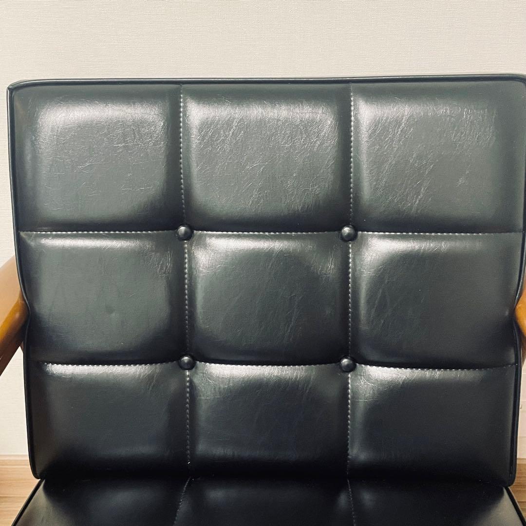 カリモク60 Kチェア　1シーター　ブラック