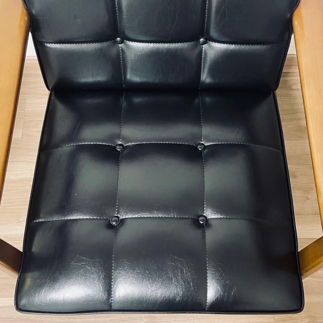 カリモク60 Kチェア　1シーター　ブラック