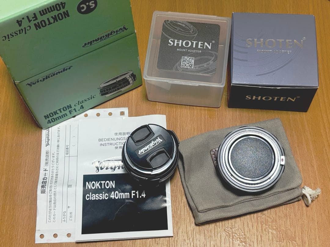 nokton classic 40mm F1.4 シングルコート　S.C