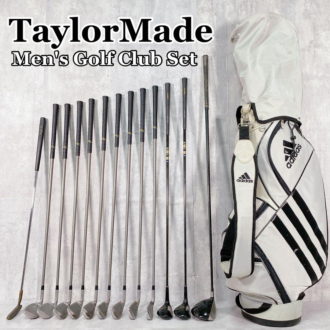 T176 テーラーメイド 他 ゴルフクラブ メンズ フルセット 白 初心者 練習