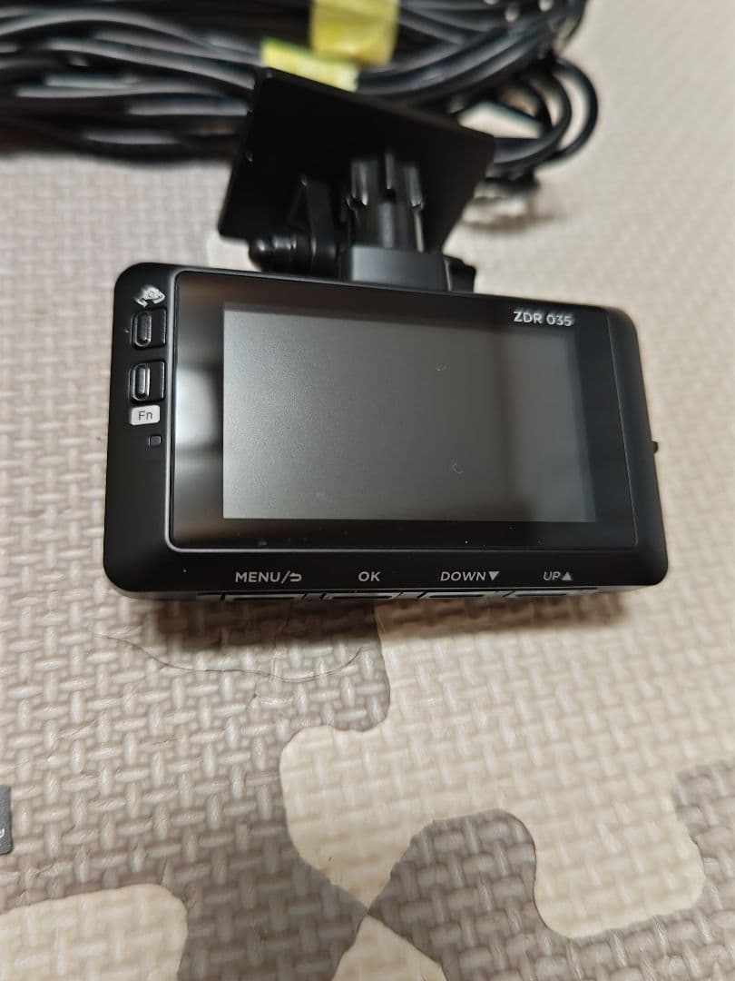 コムテックZDR 035 ドライブレコーダーシガーソケット電源配線付き