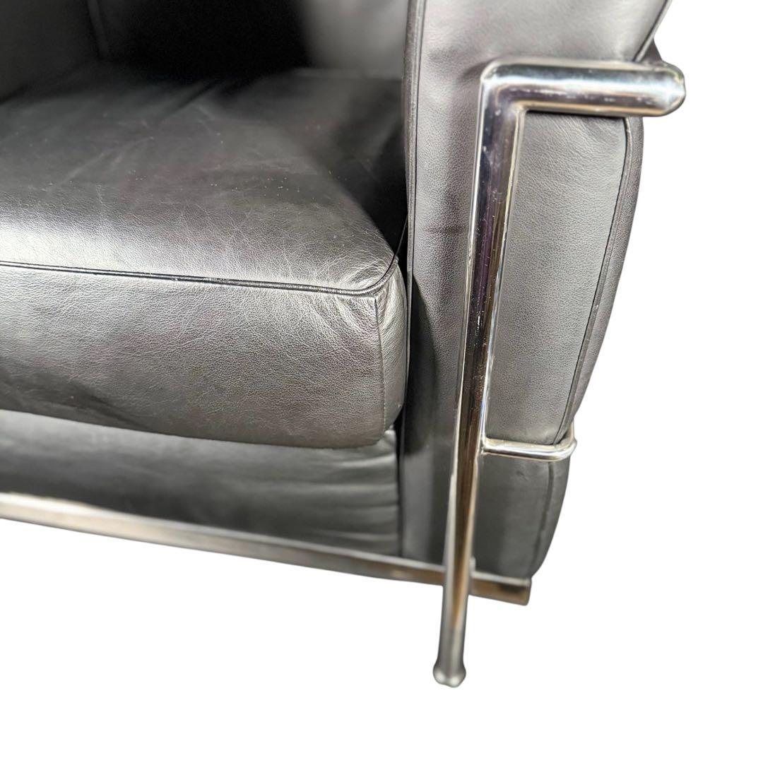 HR730 【本総革】ル・コルビジェ LC2 リプロダクト　シングルソファ