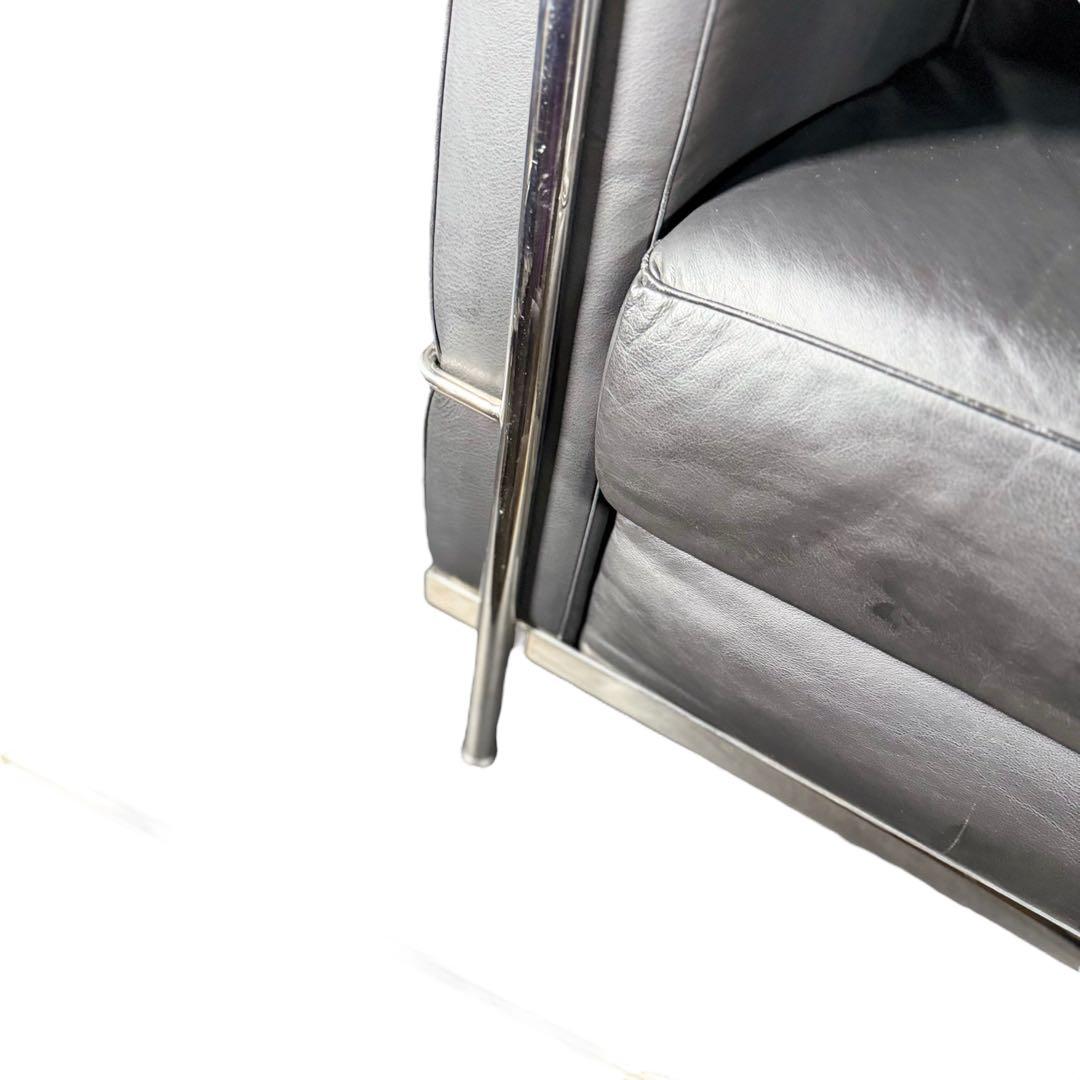 HR730 【本総革】ル・コルビジェ LC2 リプロダクト　シングルソファ