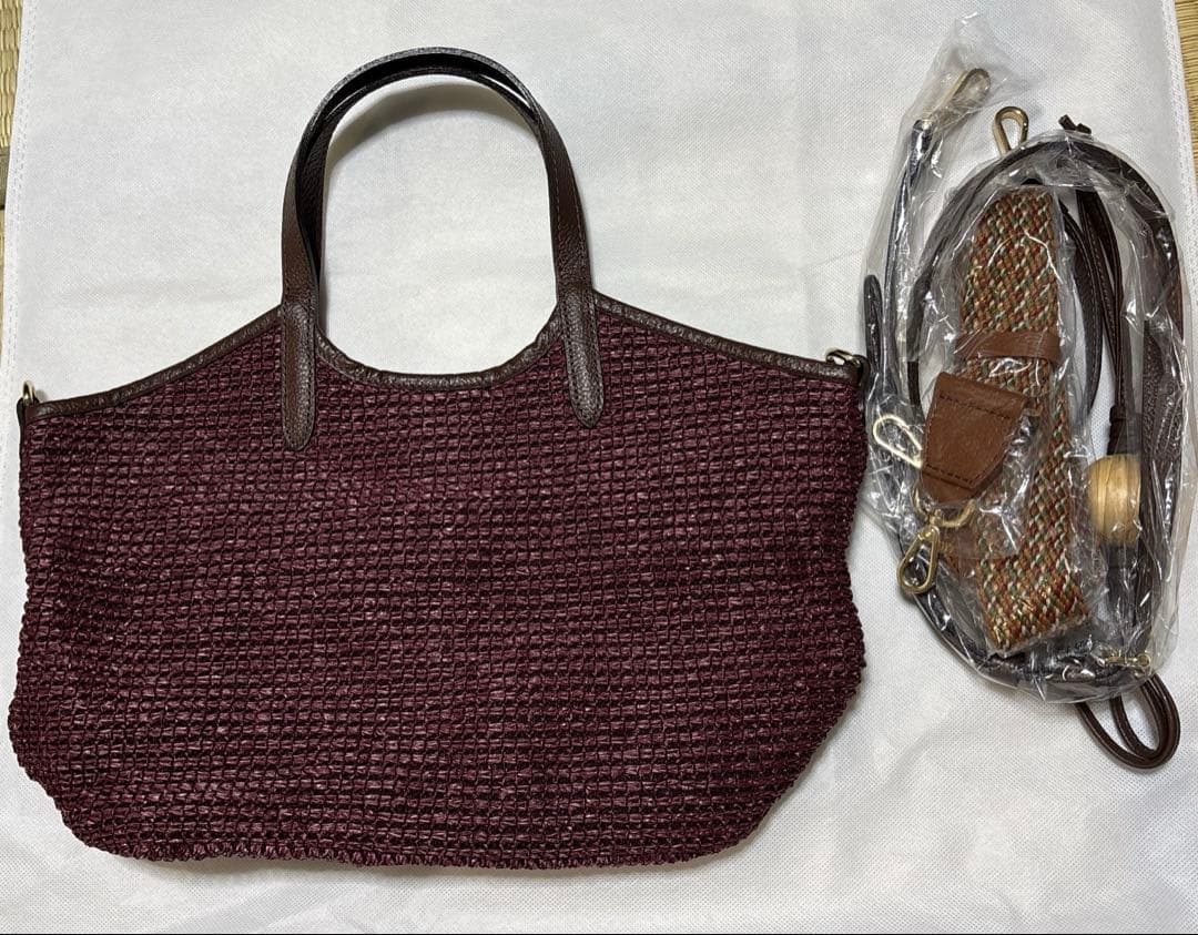 russet カゴ2wayトートバッグ