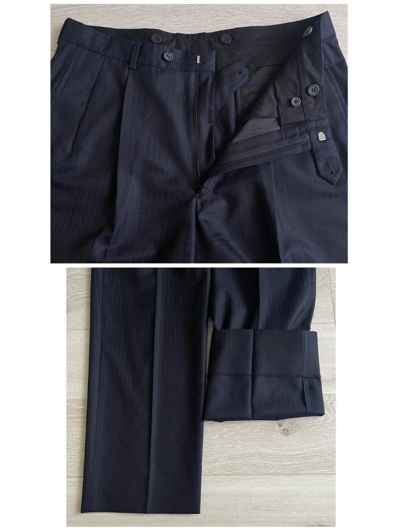 ブルックスブラザーズ スーツ【M相当】カシミヤ ヘリンボーン E1393