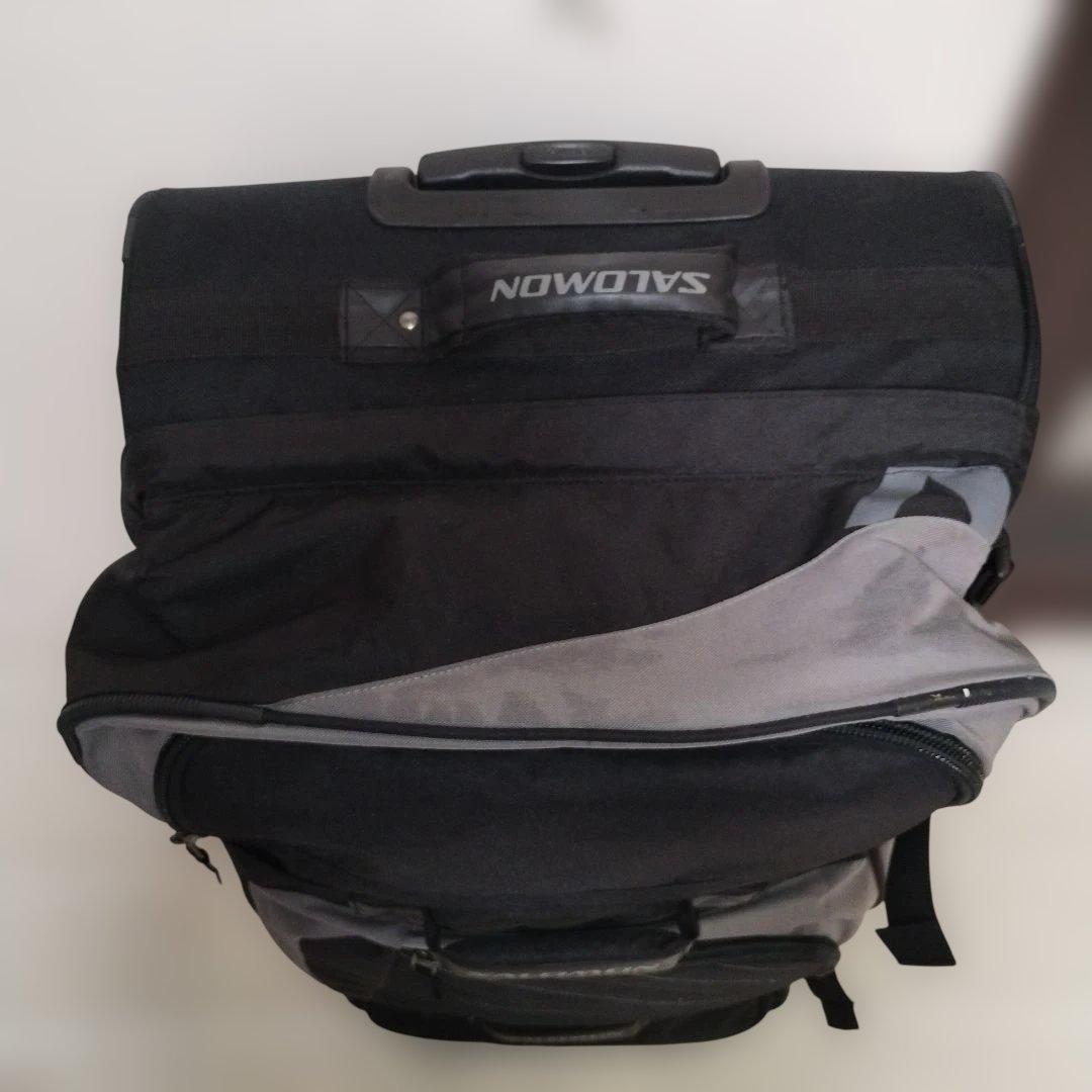 SALOMON サロモン　スキー用キャリーバッグ 大型 ブラック/グレー