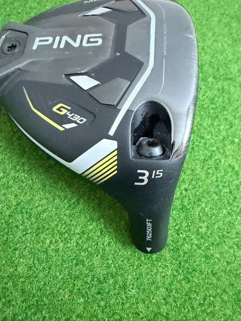 【チーピニスト】【ヘッドのみ】PING G430 MAX 15度　3W