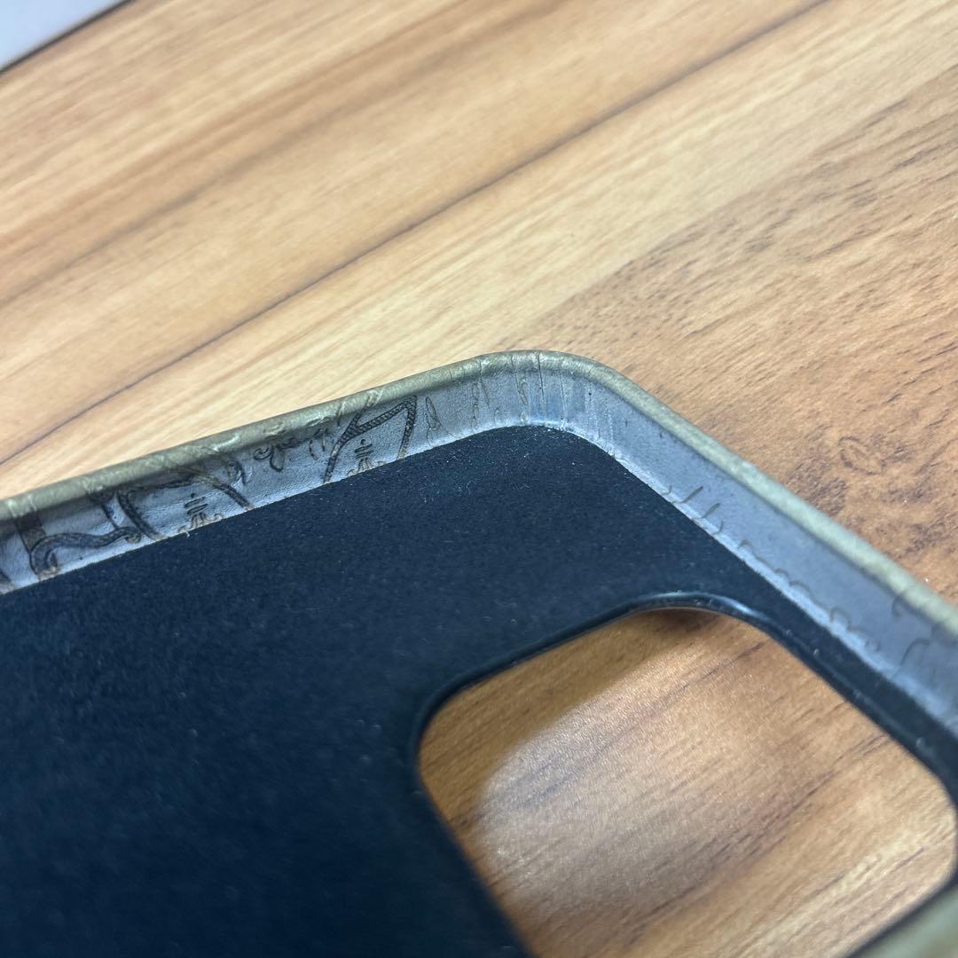 BERLUTI iPhone16 promaxスクリットレザー ライトアルミニオ