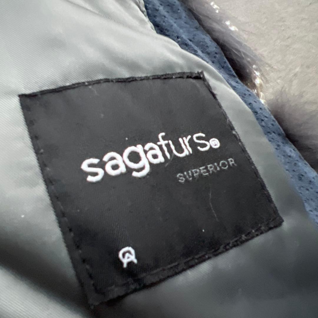 最高級✨美品✨SAGA FURS ファーベスト　グレー系　ブルーフォックス