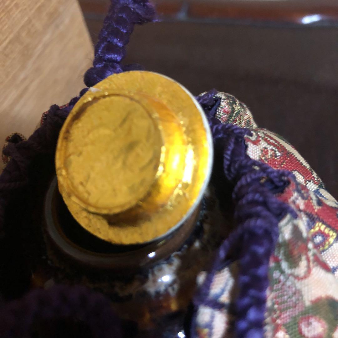 ふじさん　　　茄子文殊茶入 (桶谷定一作))