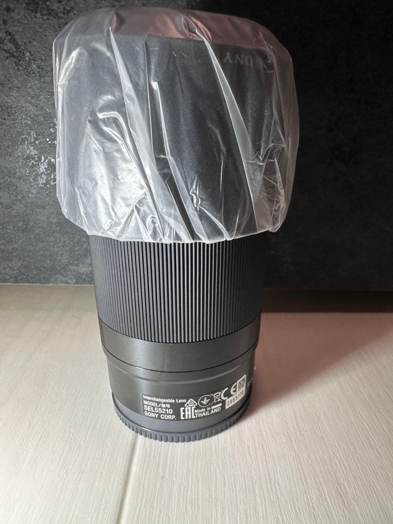 【新品未使用】SONY SEL55210 ズーム レンズ ブラック フード付き