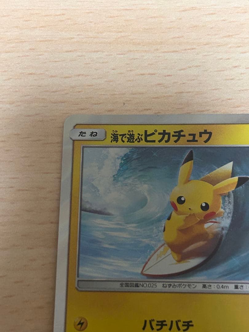 海で遊ぶピカチュウ　My251ポケモンセンター真夏のピカピカ大作戦