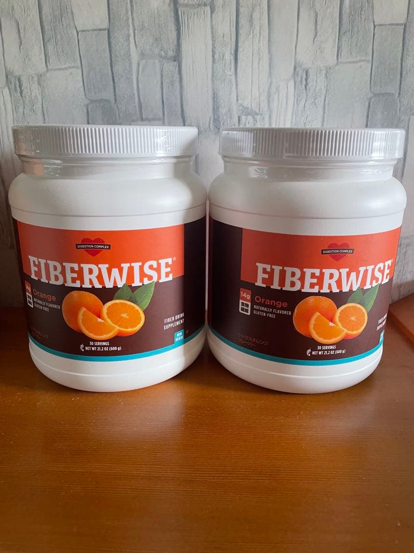 FIBERWISE 【糖類無添加】シトラスオレンジフレーバー600g×2個セット