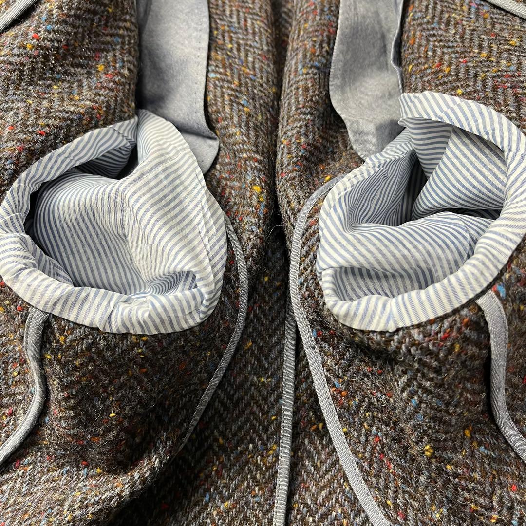 【美品】altea テーラードジャケットHirelano生地 ヘリンボーン 46