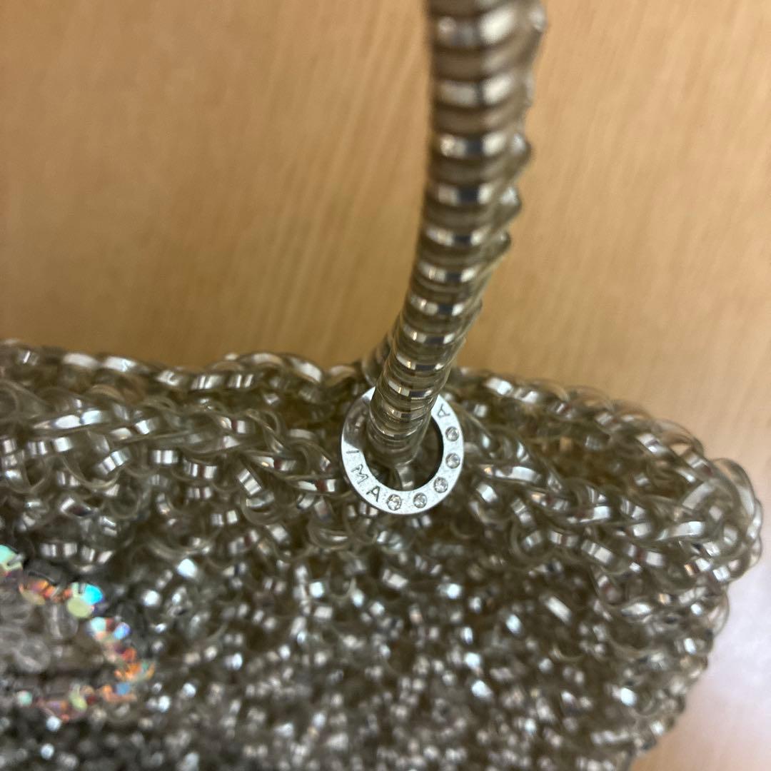 アンテプリマ　ワイヤーバック　シルバー　リボン