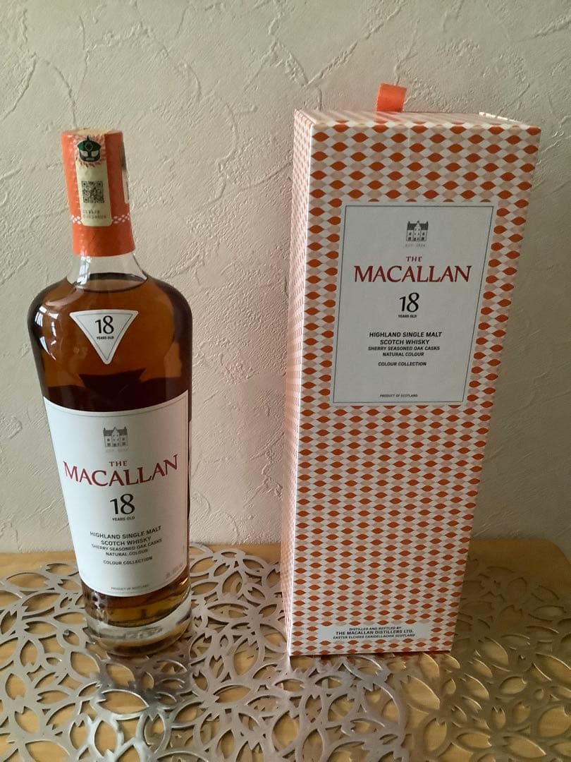 MACALLAN 18年 シングルモルトウイスキー　カラーコレクション