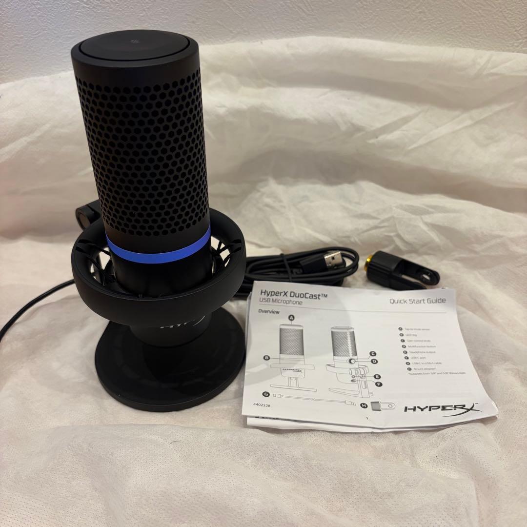 明*)様 マイクアーム付属 HyperX DuoCast USBマイク 配信に最