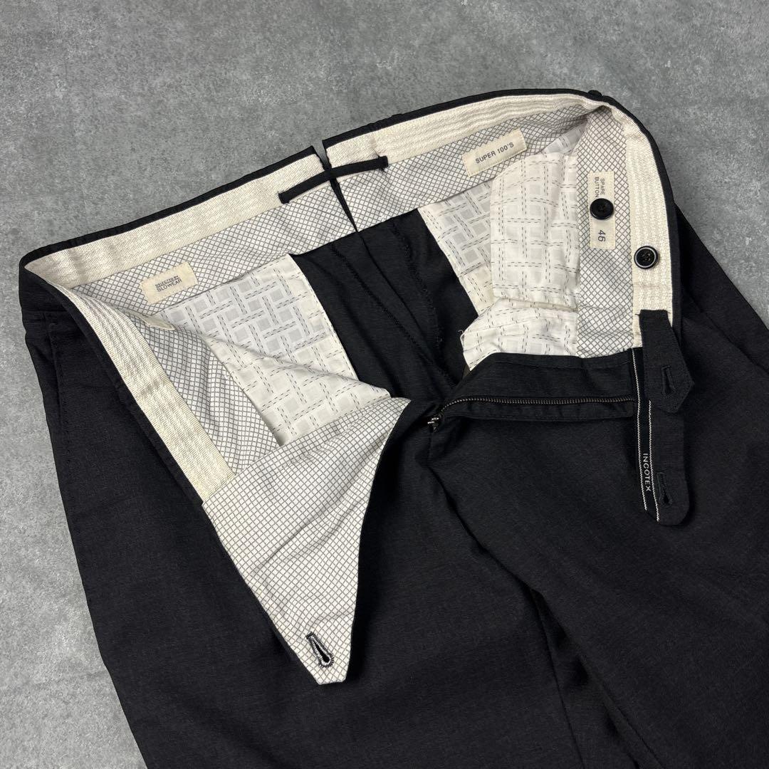 まさちょう INCOTEX 春夏秋向け ウールパンツ SUPER100s