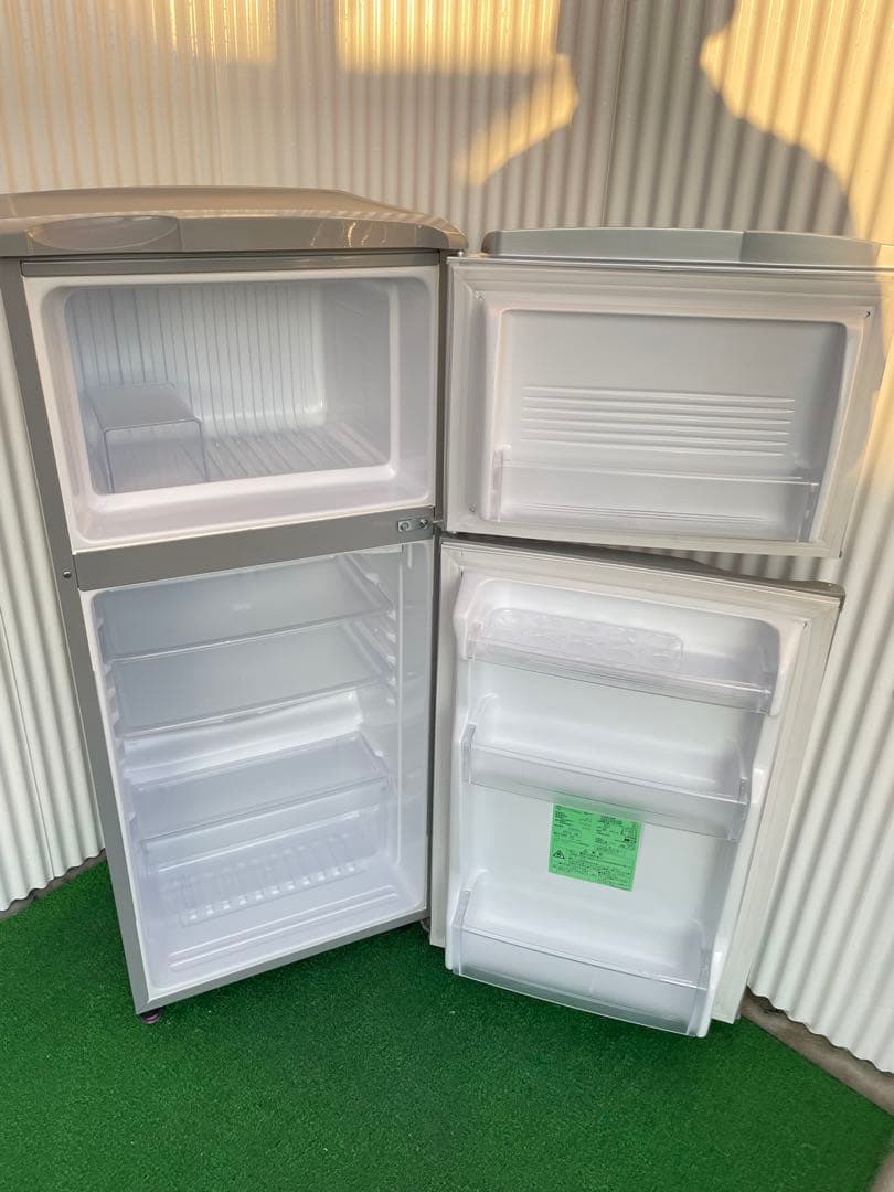 847 アクア シルバー2ドア冷蔵庫 右開き トップフリーザー 一人暮らし 単身