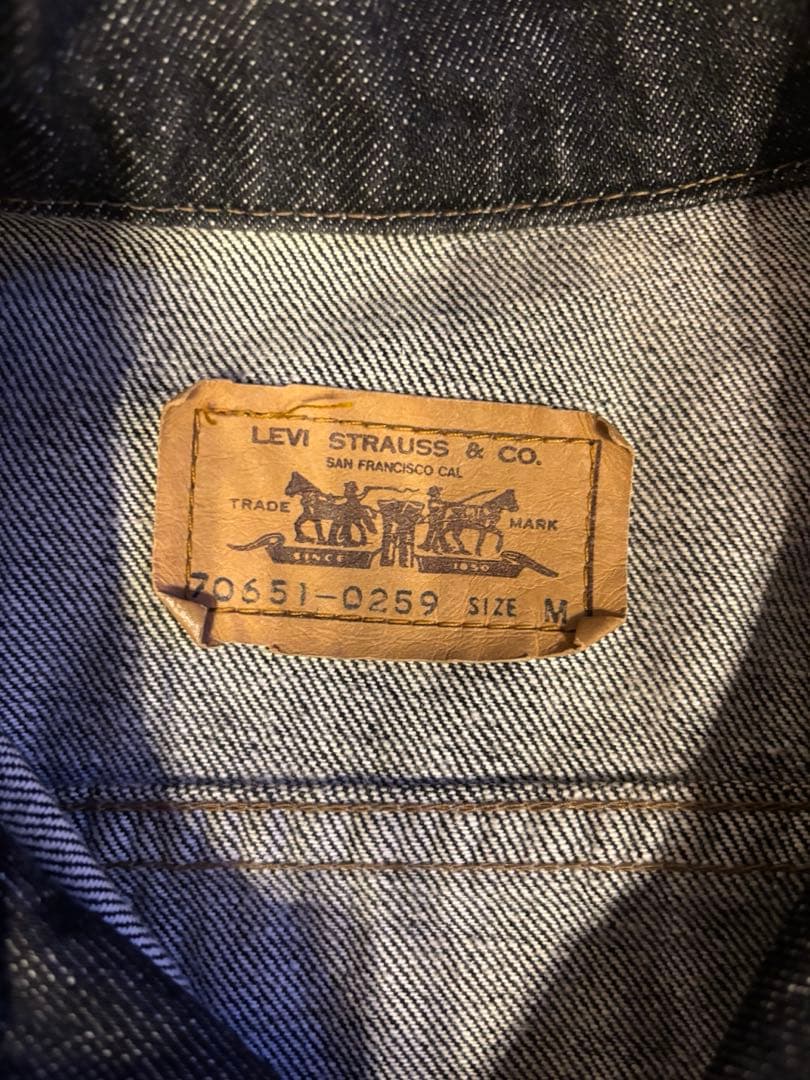 リーバイス levis 先染め ブラック 黒 90’s 濃黒 オレンジタブ