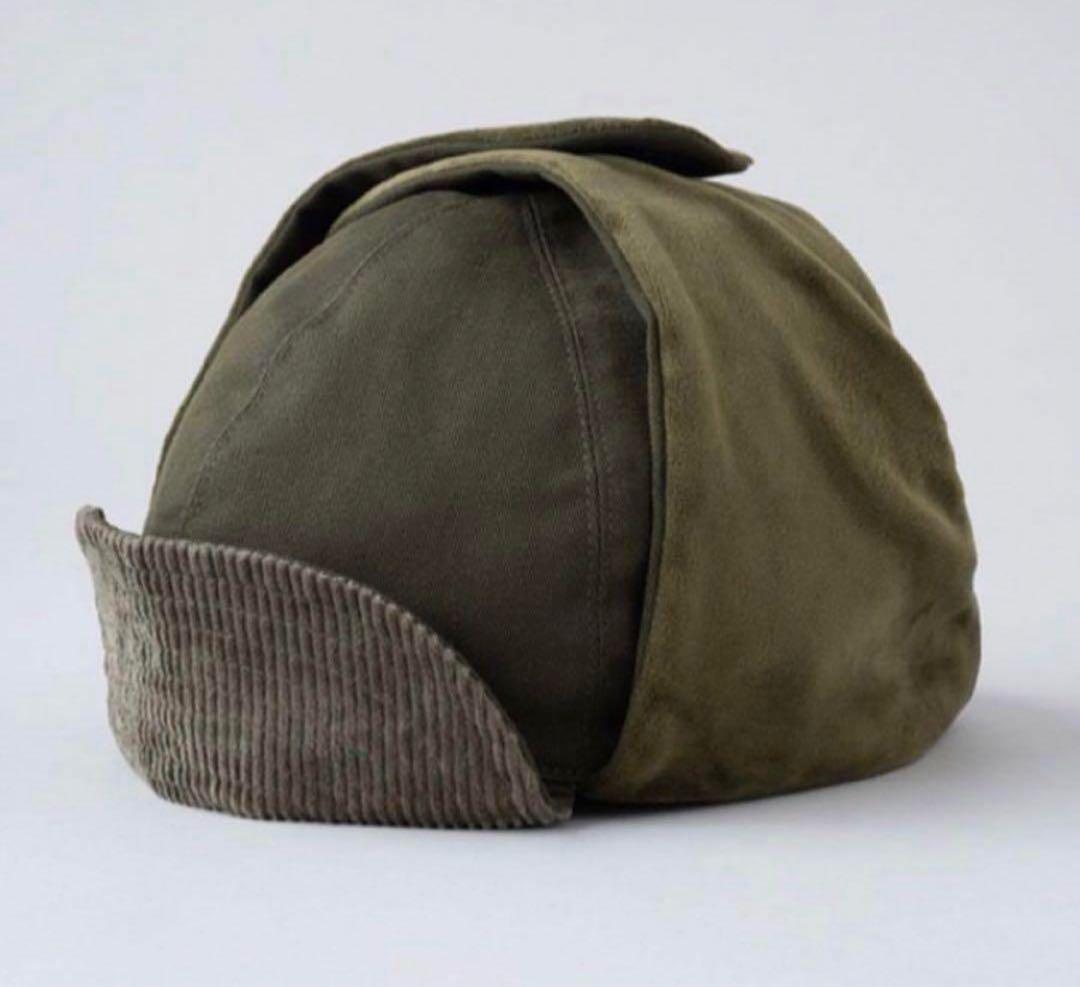 ナナ様 UNCROWD ボンバーキャップ　オリーブ　ドライボーンズ　キャスケット