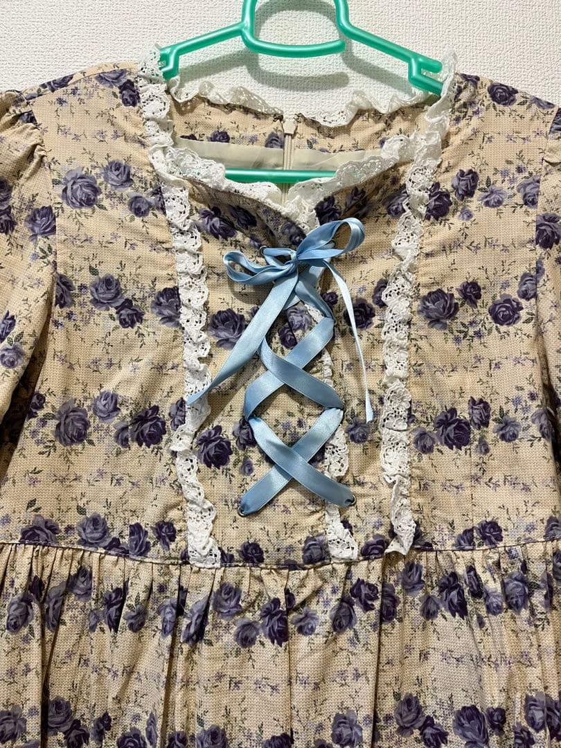 ロリータハイウエスト袖付JSK（花柄）morphose